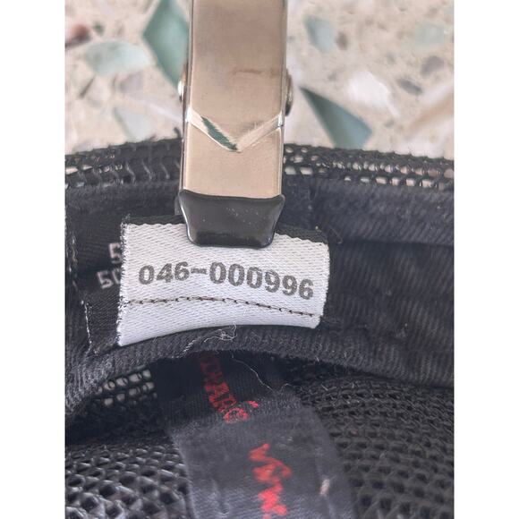 Y2K Vintage Ed Hardy Christian Audigier Bling Skull Snap Back Trucker Cap - Picture 10 of 11